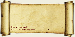 Sara Anđelković vizit kartica